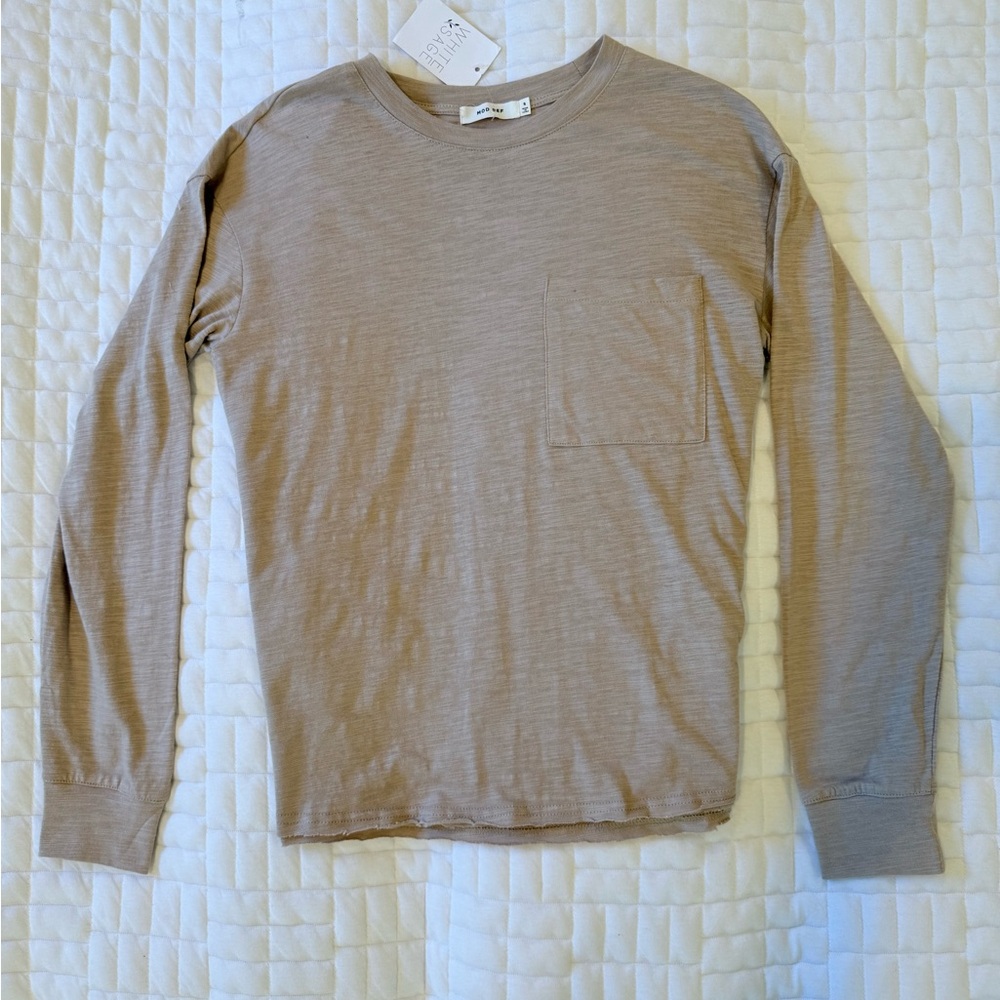 Beige Long Sleeve Shirt